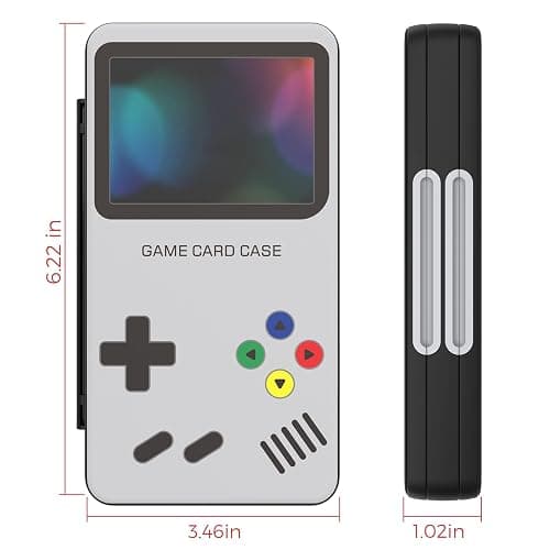 HEIYING Game Card Case for Nintendo Switch 2 / Switch OLED,Customized Pattern Portable Travel Carry Case with 48 Game Card Slots and 24 Micro SD Cards Slots thumbnail 5