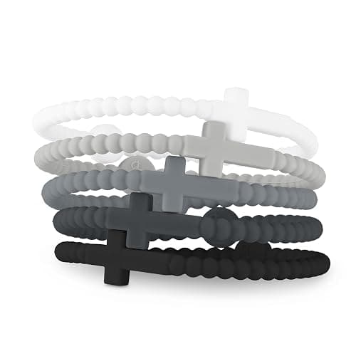 Ryan & Rose Jesus Bracelets - Cross Silicone Bracelet - Image 1
