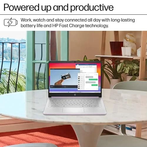 HP 14 Ultrabook Laptop • Intel CPU • 8GB RAM • 1.1TB Storage (128GB SSD w/External+ 1TB OneDrive) • Up to 12 Hours Battery Life • Windows 11 Pro • w/WOWPC Recovery USB thumbnail 6