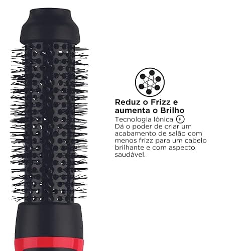 REVLON One-Step Root Booster Round Blow Dryer Brush and Hair Styler - Revive Styles, Boost Roots, and Add Volume to hair with this Hot Air Brush, 1 ½ inch Barrel (Black) thumbnail 6