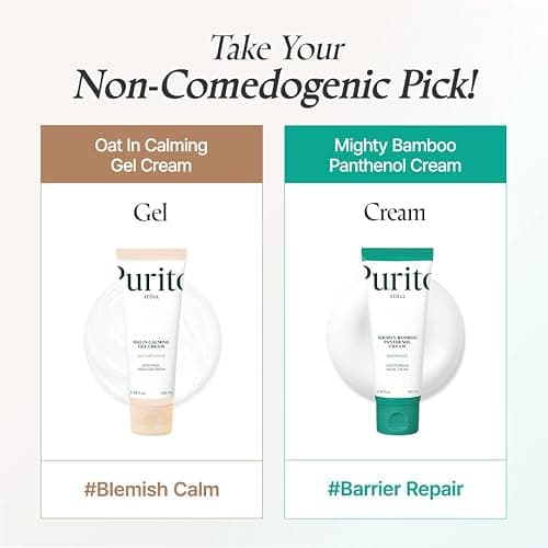 PURITO Oat In Calming Gel Cream, Non-Comedogenic, 77% Oat Seed Water Lightweight Water-Gel Face Moisturizer, Fragrance-Free, Vegan Korean Skincare, Sensitive & Blemish-Prone Skin, 100 mL thumbnail 6