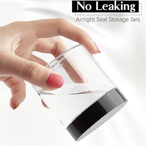 TUZAZO 4 Oz Plastic Container Jars with Lids BPA Free, Empty Round Clear Cosmetic Containers Plastic Slime Jars for Lotion, Cream, Ointments, Body Butter, Makeup, Travel Storage (12 Pack) thumbnail 5