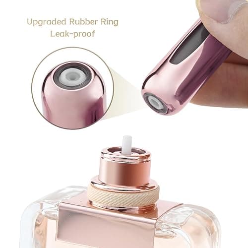 OBSCYON 4 Pcs 5ml Portable Mini Refillable Perfume Atomizer Spray Bottle Scent Pump Case for Travel thumbnail 5