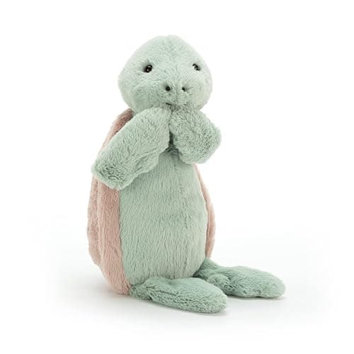 Jellycat Bashful Turtle Stuffed Animal, Medium 12 inches - Reptile Plush Toy - Classic Children's Gift thumbnail 2