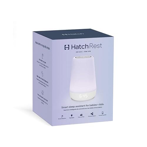 Hatch Rest Baby Sound Machine, Night Light | 2nd Gen | Registry Essential, Sleep Trainer, Routine Builder, Time-to-Rise Alarm Clock, White Noise Soother, Nursery Stories, Toddler Kids Bedroom (Wi-Fi) thumbnail 6