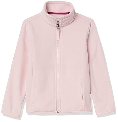 Amazon Essentials Girls Polar Fleece Full-Zip Mock Jackets - Image 1