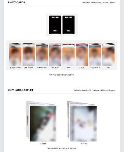 STRAYKIDS GO LIVE (Standard Version) the 1st Album A Type CD-R+Photobook+Photocards+4 Cuts Film+Secret Card+Unit Lyric Leaflet+(Extra 4 Photocards+1 Double-Sided Photocard+Pocket Mirror) thumbnail 4