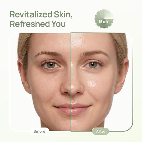 PLANTIFIQUE Korean Face Mask Skincare - Hydrating, Calming, Firming, 5 Pack | Variety Pack Sheet Masks, with Hyaluronic Acid - Aloe Vera, Peach, Coconut, Centella, Collagen & Coenzyme Q10 - Masque Visage thumbnail 3