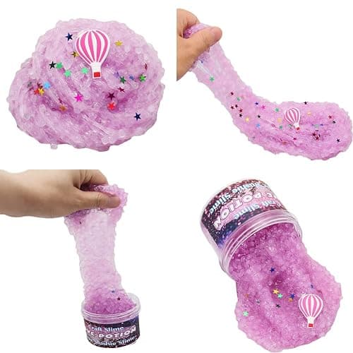 FLINPEX Butter Slime Kit Cloud Slime DIY Unmixed Snow Rice Slime kit for Girls, Education Party Favor Gift and Birthday, Slime kit for Boys, Slime Kits, Fluffy, Soft, 70ml 2.5Oz （Brown） thumbnail 4
