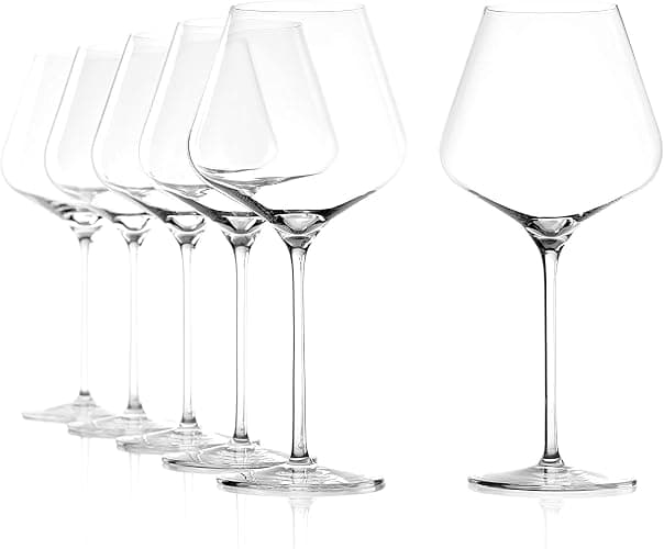 Stölzle Lausitz Copas de Vino de Borgoña Quatrophil Set de 6, 710 ml – Copas de Vino Tino para Borgoña y Pinot Noir – Copas para una Óptima Liberación de Aroma – Resistentes a Lavavajillas y Golpes - Image 1