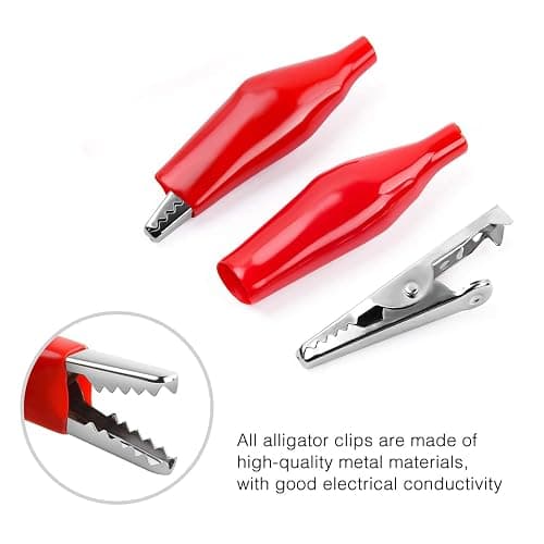 Nilight - 50052R 60Pcs Metal Alligator Clip Clamp Assortment Test Lead Electrical Battery Clamp Connector Alligator Connector Electrical Assortment Charging Clip thumbnail 5