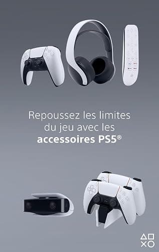 Sony, Manette PlayStation 5 officielle DualSense, Sans fil, Batterie rechargeable, Bluetooth, Compatible avec PS5 et PC, Couleur : Midnight Black thumbnail 7