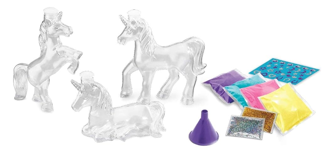 Cra-Z-Art Shimmer 'N Sparkle Sparkling Unicorn Sand Creations | 3D Sand Art Kit, Assorted Colors, DIY Arts & Crafts, Ages 6+, Birthday Gift thumbnail 7