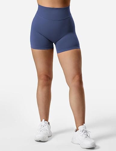 YEOREO SoftHue Women Workout Gym Impact Shorts Hidden Scrunch Butt Lifting 2.5"/3.6"/4.5"/6" Seamless Shorts thumbnail 4