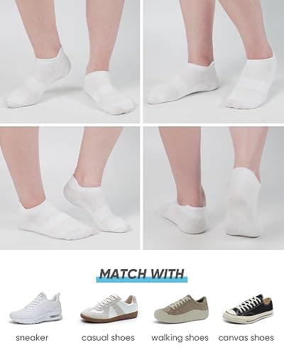 white ankle socks thumbnail 2