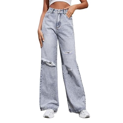 Baggy Jeans for Women High Street Boyfriend Pants Vintage Jeans Aesthetic Clothing Teen Girls Streetwear Hiphop - Image 1