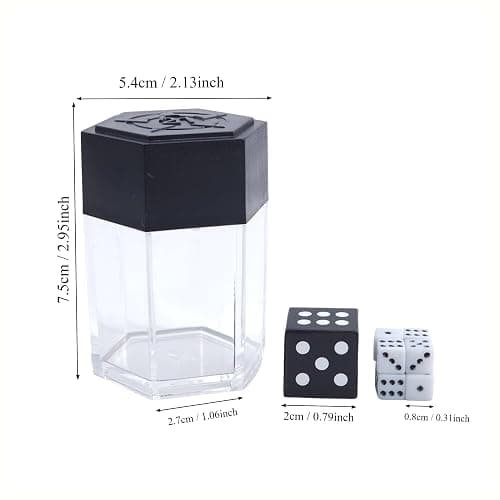 sumrica Magic Exploding Dice Set (3 Pack,Black) Changing Bursting Magic Dice,Close up Magic Tricks,Stage Performance&Prank Trick for Halloween Christmas Party, Funny Gag Toy&Collectible for Magicians thumbnail 2