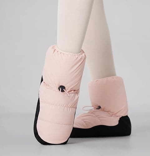 Daydance Teen Girls Women Ballet Warm up Booties Dance Shoes with Adjustable Drawstring thumbnail 6
