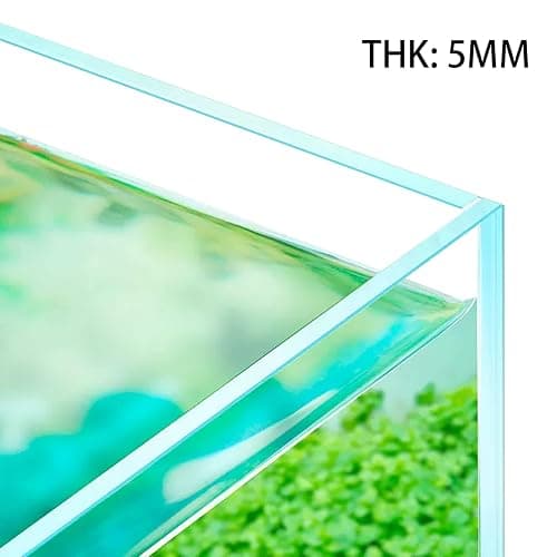 LYPHARD AQUARIUMS 9.5 Gallon Rimless Aquarium, Ultra Clear Glass Low Iron Small Fish Tank for Betta, L15.7×W11.8×H11.8 Inches Thickness 5mm with EVA Foam Mat Included thumbnail 4