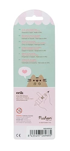 Grupo Erik Pusheen Pen, 10 in 1 Ballpoint Pen With 3D Pusheen Topper | Kawaii Pen | Multicoloured Pen | Pusheen Gift - Kawaii Stationery thumbnail 5