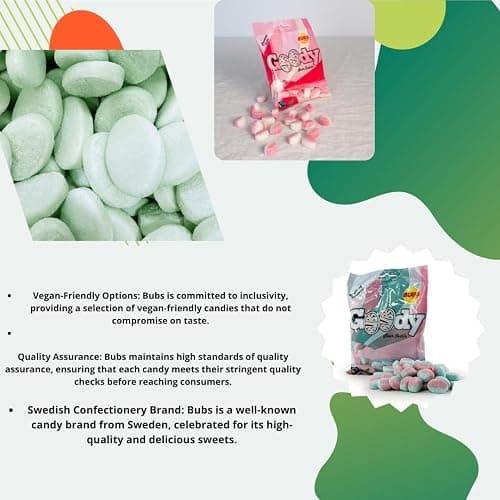 Bubs Goody Sour Ovals Raspberry Caramel 2 Pack of 90g thumbnail 2