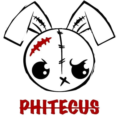 PHITECUS Scary Goth Bunny Plush-Creepy Emo Rabbit Stuffed Animal-Horror Plushie Animal thumbnail 7