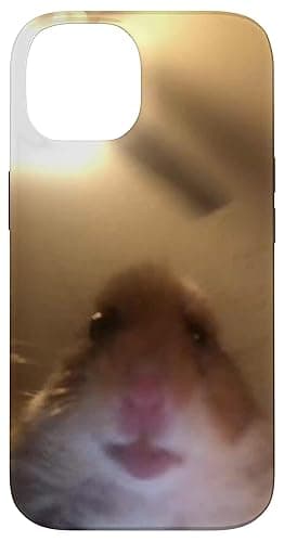 iPhone 14 Staring Hamster Videocall Meme Case - iPhone 14