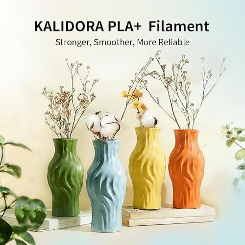 PLA+3D Printer Filament 1.75mm Bundle, Individually Vacuum Packed, Multicolor Dimensional Accuracy +/- 0.02mm, 0.25kg per Spool, 16 Pack, 4kg Total thumbnail 4