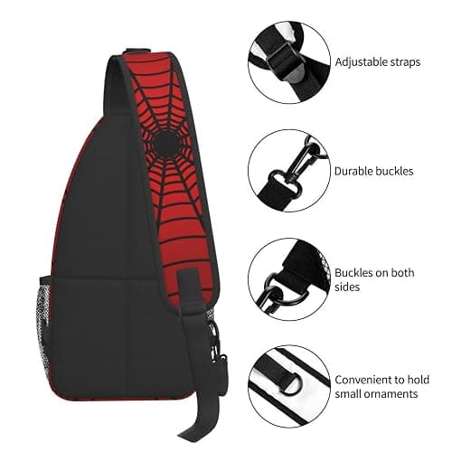 YANGDADA Unisex Crossbody Backpack Small Sling Bag for Men Women Mini One Shoulder Chest Bags Gym Sport Travel Hiking Daypack thumbnail 2