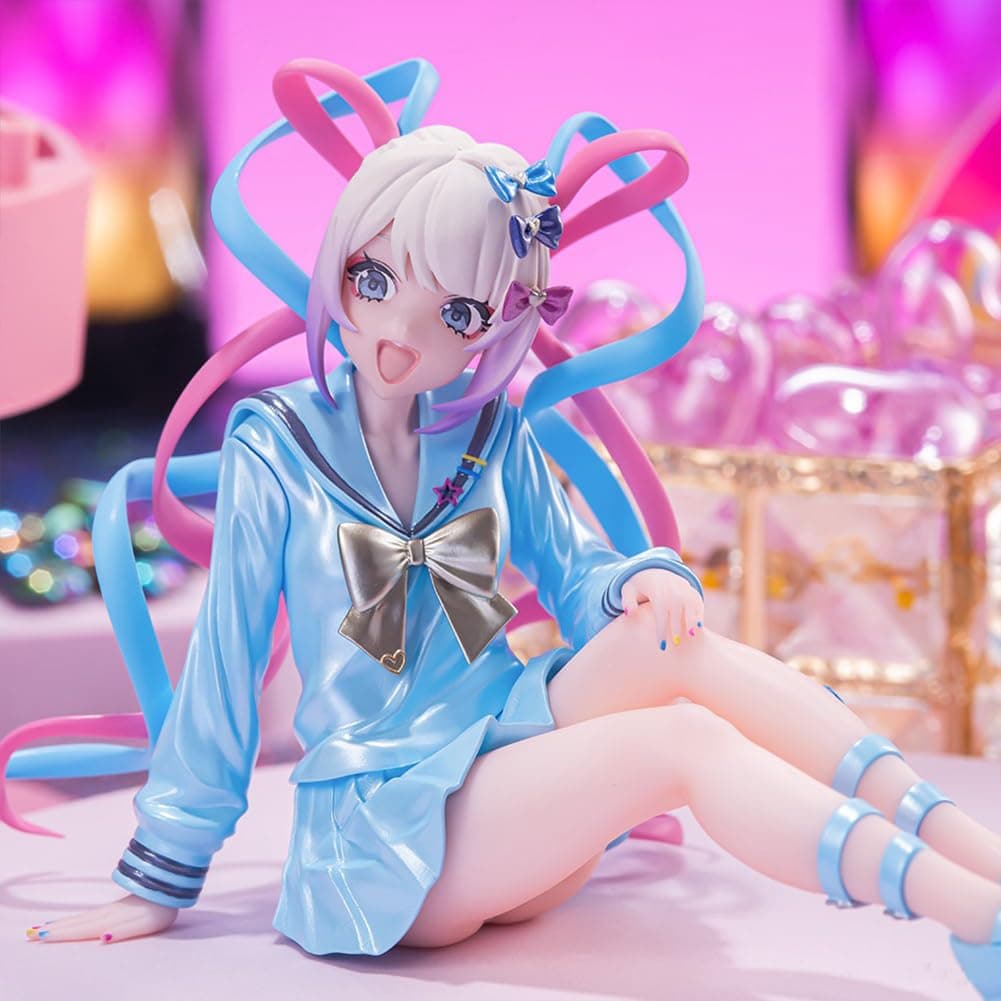 Zhongkaihua KAnge Figure Ame Chan Figure OMGkawaiiAngel chan Illustration Model Anime Girl Action Figure Sitting Statue Decorations Collection 13CM PVC thumbnail 6