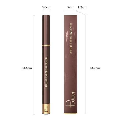 2 Pack Eyebrow Pen, Waterproof Microblading Eyebrow Pencil, 4 Tip Precise Eye Brow Makeup Pen for Women to Effortlessly Create Hair Like Natural Brows, Non Dry Out and Last All Day (Medium Brown) thumbnail 8