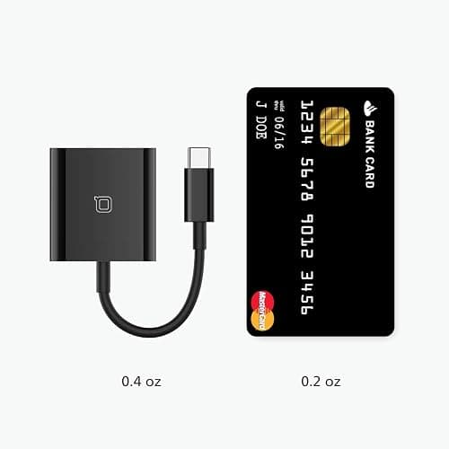 nonda USB C to SD Card Reader, SD/MicroSD to USB C Card Reader Adapter [Thunderbolt 3] Compatible with iPad Pro 2020, MacBook Pro 2019, MacBook Air 2020, Galaxy S10/S9, Surface Book 2 and More thumbnail 5