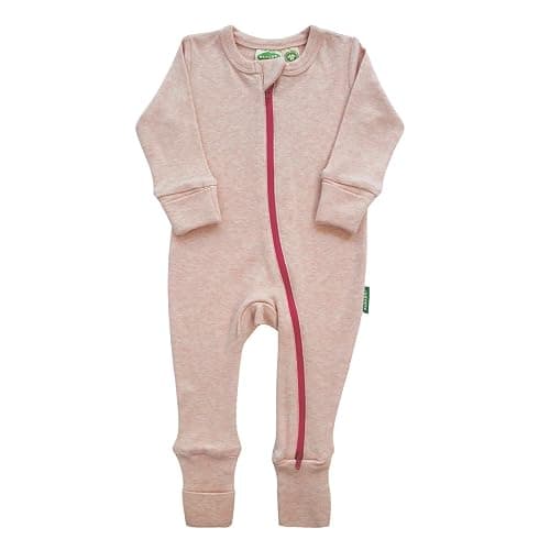 PARADE Organic Snuggle Soft Melange '2-Way' Zipper Romper - Image 1