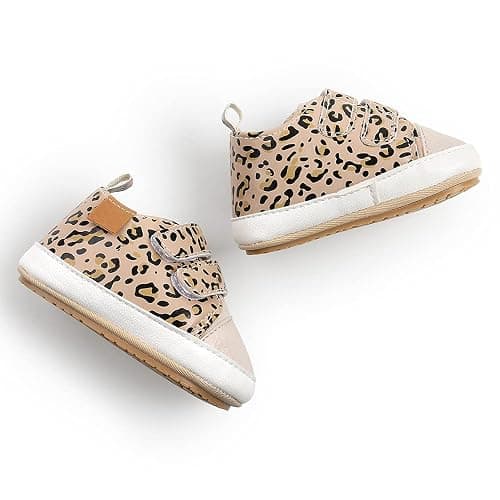 SOFMUO Baby Boys Girls High Top Ankle PU Leather Sneakers Soft Rubber Sole Infant Moccasins Newborn Oxford Loafers Anti-Slip Toddler Wedding Uniform Dress Shoes thumbnail 5