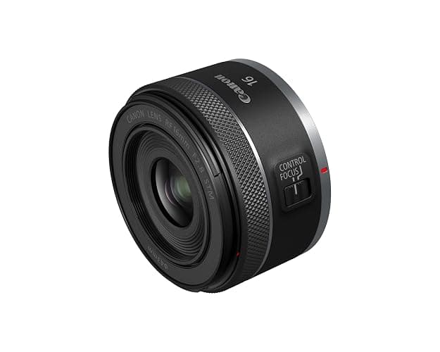 Canon RF16mm F2.8 STM Lens, Ultra Wide-Angle, Fixed Focal Length Prime Lens, Compatible with EOS R Series Mirrorless Cameras, Black thumbnail 4
