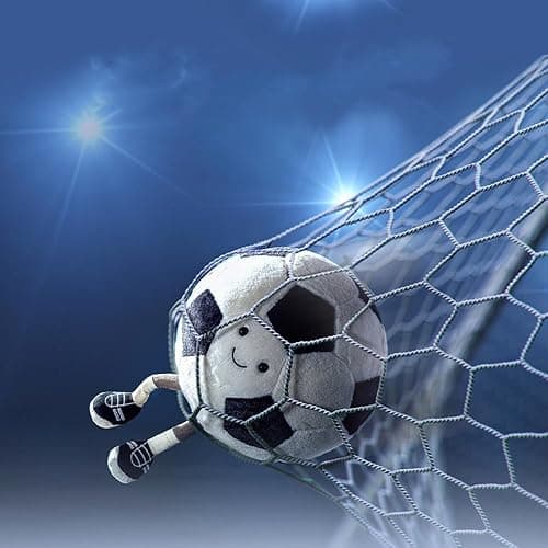 XIYUAN 13.7inch Football Plush Toys Soft Stuffed Sports Plush Balls Cute Fun American Soccer Doll Toys with feet Creative Football Spherical Decor Throw Pillow for Christmas Kids Gift (Football) thumbnail 5