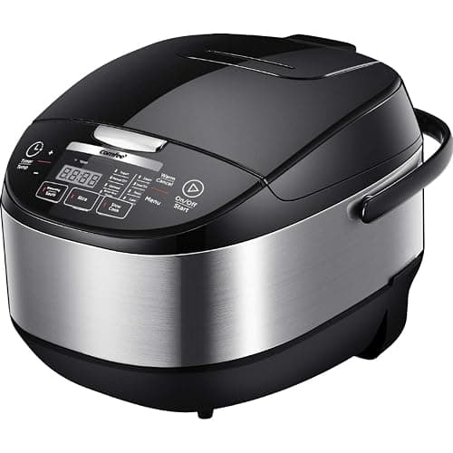 COMFEE' Rice Cooker, Japanese Large Rice Cooker with Fuzzy Logic Technology, 11 Presets, 10 Cup Uncooked/20 Cup Cooked, Auto Keep Warm, 24-Hr Delay Timer - Image 1