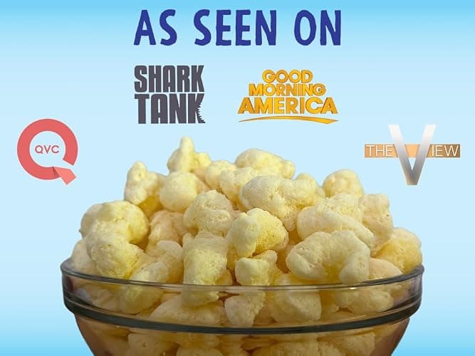 Like Air Puffcorn 5 Flavor Variety Pack (Pack of 20) - Snack Box, 50 Calories Per Cup, Gluten Free Snacks For Kids, Kosher, Non-GMO Corn, Shark Tank Product thumbnail 6