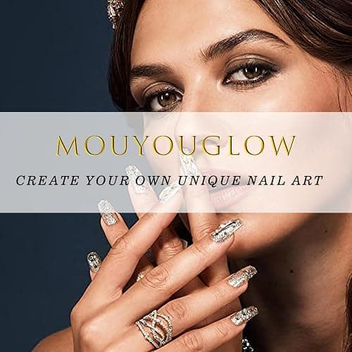 MouyouGlow Press on Nails Kurz,Almond Schwarz Airbrushing Stern 3D Bubble Ribbon Bow Tie Schleife Perle Fake Nails mit Nagelkleber,Cool Y2K Coquette Künstliche Fingernägel thumbnail 6