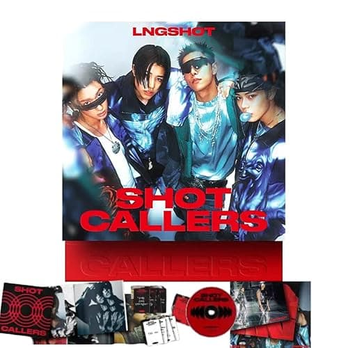 LNGSHOT SHOT CALLERS 1st EP Album [Standard Ver.] Photobook + CD + 4 Photocard + Sticker + 3 Folded Poster (Moonwalkin') longshot kpop - Image 1