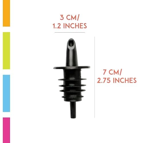 Hawaiian Shaved Ice Syrup Precise Control Bottle Pourers - Professional Pour Spouts for Snow Cone & Drink Flavors (3-Pack) thumbnail 3