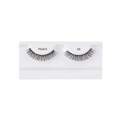 i-ENVY Flick'd D-Curl Strip Lashes Volume Bouncy Natural Clear Band Cat Eye Dramatic Trendy Extensions Reusable Eye Lashes thumbnail 2