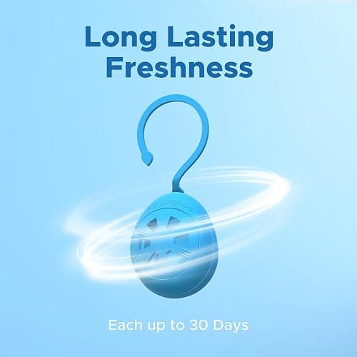 Air Jungles Shoes Deodorizer Ball 6 Count, Fresh Linen Scent, Odor Remover Balls for Sneakers, Gym Bags, Lockers, and Drawers. Essential Oil Provides Natural Freshness thumbnail 5