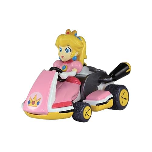 TOMY Mario Kart Pull Back Racers - Nintendo Mario Toys Including Mario, Luigi, Wario, Princess Peach, Bowser, Toad, and Yoshi - 10 Count - Video Game Collectibles - Ages 5 Years and Up thumbnail 3