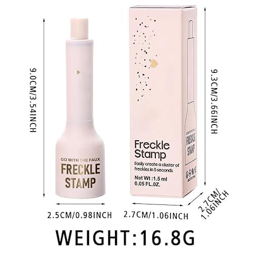 Upgrade Faux Freckle Stamp Pen, Waterproof and Long-Lasting Quick Dry Lifelike Magic Freckles Stamp for Natural, Face Freckle Makeup for with 5-Point Multi-Prong Precision Stamp Head (4# ESPRESSO) thumbnail 2