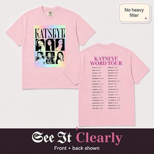 KATSEYE Shirt World Tour Vintage Tee, Kpop Fan Gift Heavyweight Cotton Graphic thumbnail 6