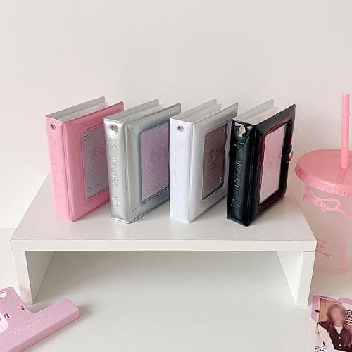 Small Photo Album 2x3 Inch Mini Photocard Binder Kpop Photo Card Holder Collector for Fujifilm Instax Polaroid Mini Camera Film 40 Pockets (Pink) thumbnail 5
