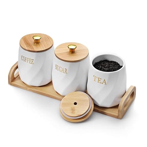 OGANAZI Ceramic Canister Set