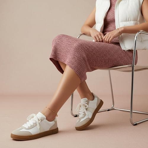 CUSHIONAIRE Balance Womens Sneakers, Casual Tennis Shoes for Women with Memory Foam and Slip Resistant Outsole thumbnail 2
