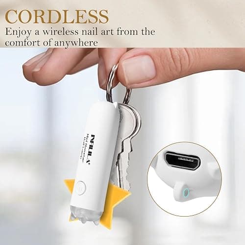 NXJ INFILILA Mini UV Light for Gel Nails, 3W Handheld Mini UV Nail Lamp for Woman Home Salon DIY Portable Flash Cure Lamp Outside Fast Drying thumbnail 6